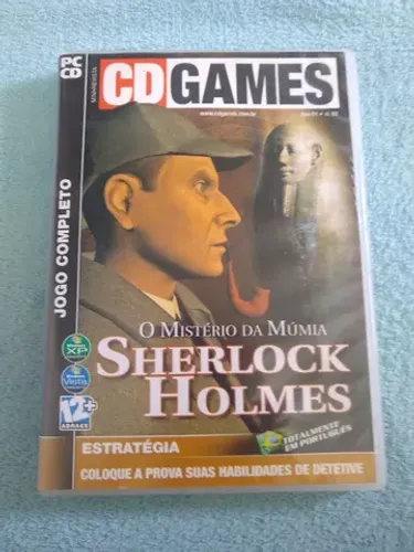 Cd games o mistério da múmia Sherlock Holmes.