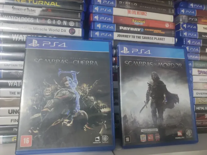 Sombra da Guerra e Sombra de Mordor para PS4