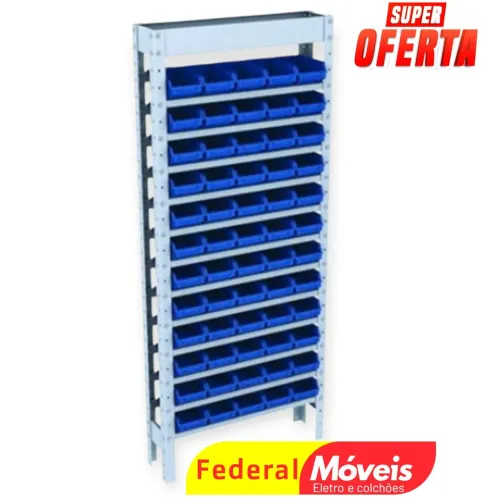 Estante Caixa Box com 60 Gavetas - Nova e Super Prática!