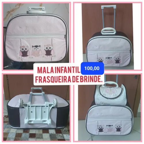 Mala Infantil com Frasqueira de Brinde