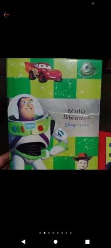 Livro Minha Biblioteca - Disney Pixar - Capa Dura