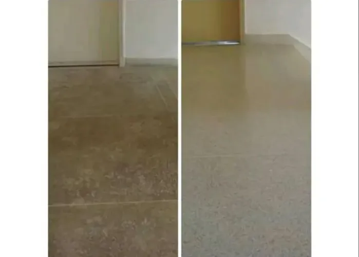 Limpeza em piso ( concreto e granitina )