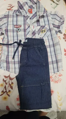 Conjunto para menino. Usado apenas 3 vezes