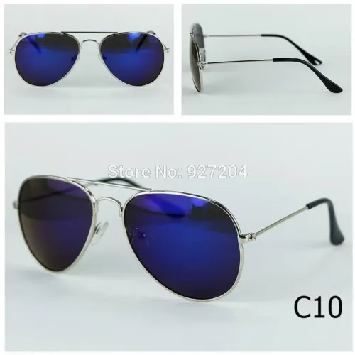 Óculos de Sol UV 400 Aviador Espelhado