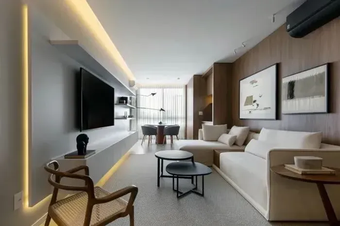 Novo Estreito/ Mobiliado - 161m2, 3 suítes, MOBILIADO E DECORADO