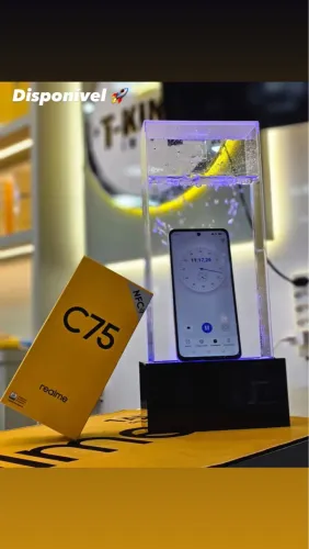 ? REALME C75 256GB - NOVO E LACRADO! ?