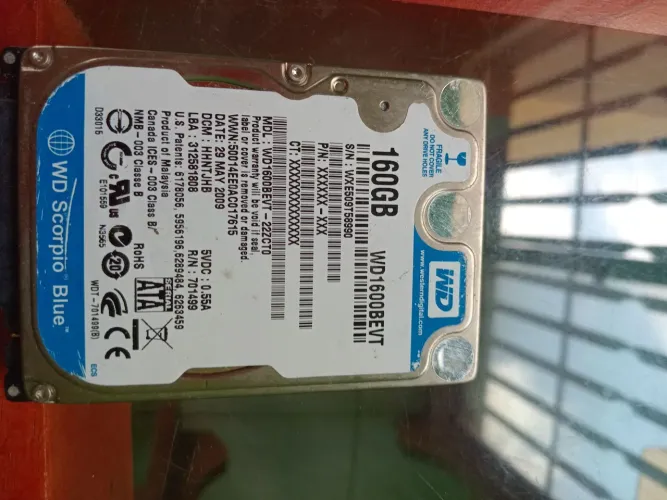 HD 160GB WD Scorpio Blue
