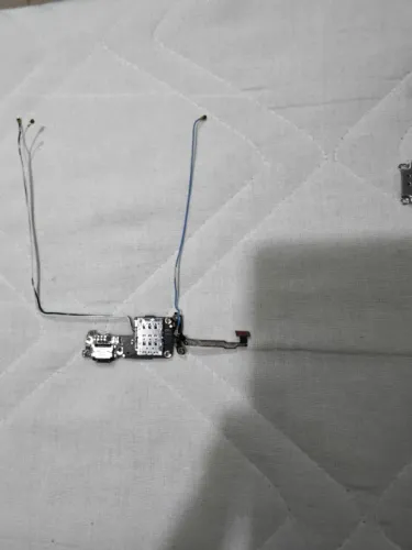 Placa do Chip SIM Card e Conector de Carga Original Xiaomi 12
