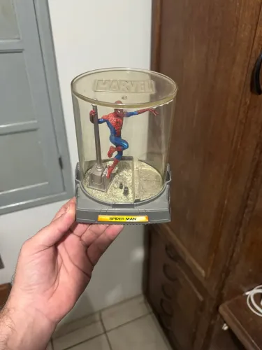 Boneco De Ação Marvel Heroes Homem Aranha Die Cast 2006 Titanium