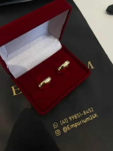 Aliança de ouro 18k | Casamento - Garantia vitalícia!