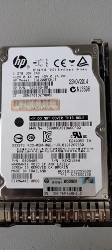 Hd de servidor sas 2.5 1.2tb 10k