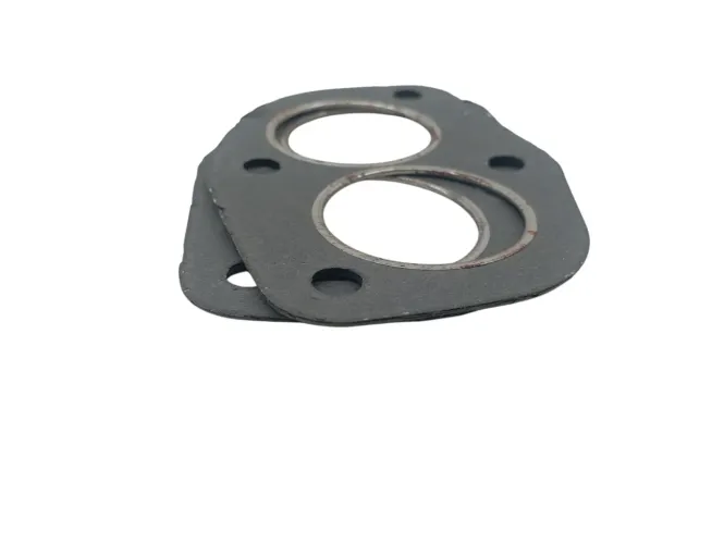 Kit 2 Junta Flange Escape Fiat Strad 1.5 8v 2000