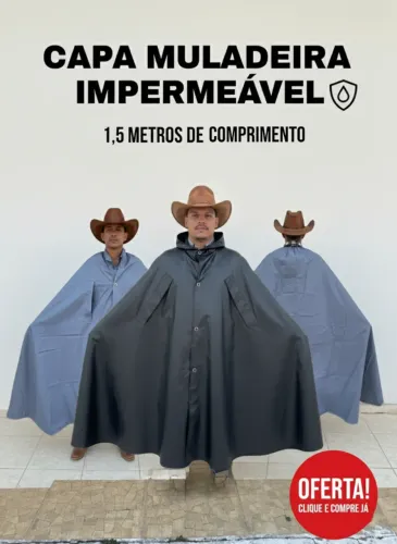 Capa de chuva boiadeira