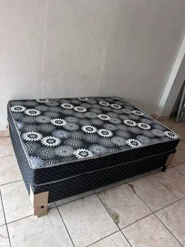 Cama Box Casal + Colchão