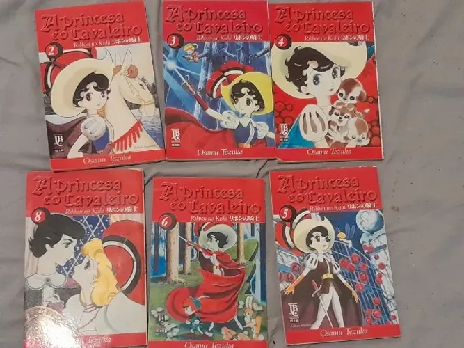 A Princesa e o Cavaleiro Lote de 6 mangás