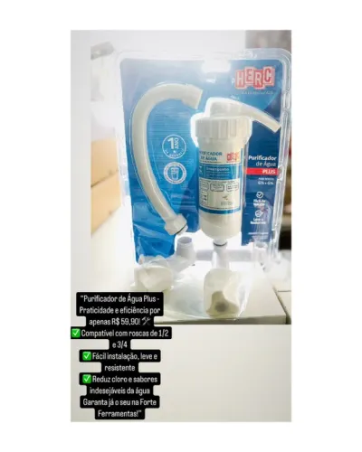 Purificador Agua Bica MOVEL PLUS BRAN.1/2