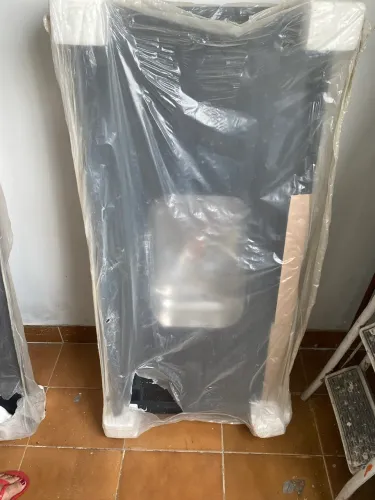 VENDA DE PIA COZINHA MÁRMORE SINTÉTICO 1,20 COMPRIMENTO PRETA