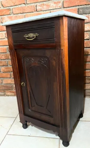Antiga Mesa / Mesinha de Apoio Art Nouveau