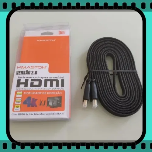 Cabo Hdmi (Novo) 3 metros