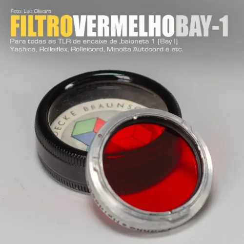 Filtro Rollei Vermelho- encaixe Bay I.