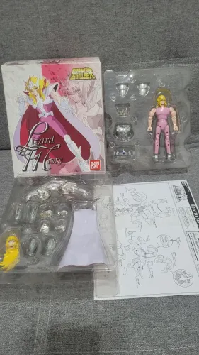 Boneco Misty de Lagarto Diecast Vintage - Bandai HK 2006 cavaleiros do zodíaco