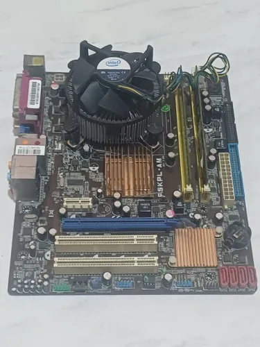 Kit placa mãe ddr2,com a bios atualizada