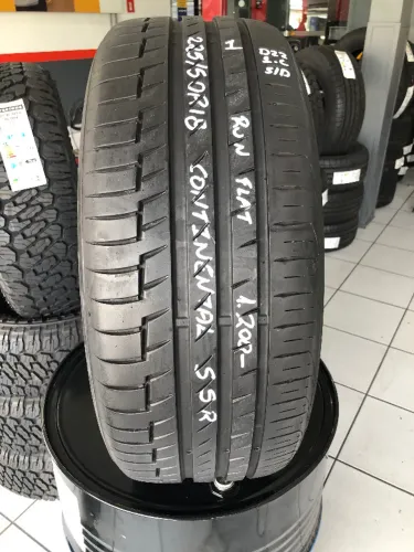 Pneu 225/50r18 Continental C.premiumcontact6 Ssr Runflat 95w (Usado)