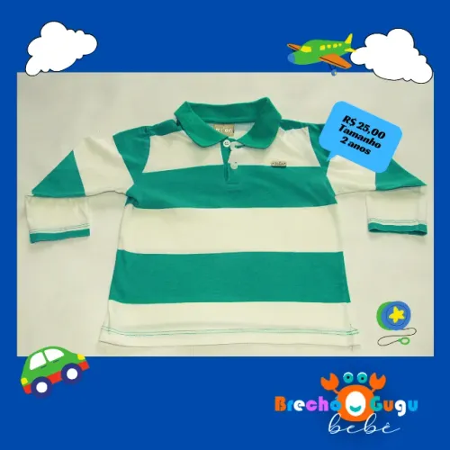 Camisa manga longa Milon em bom estado!! Tamanho: 2 anos