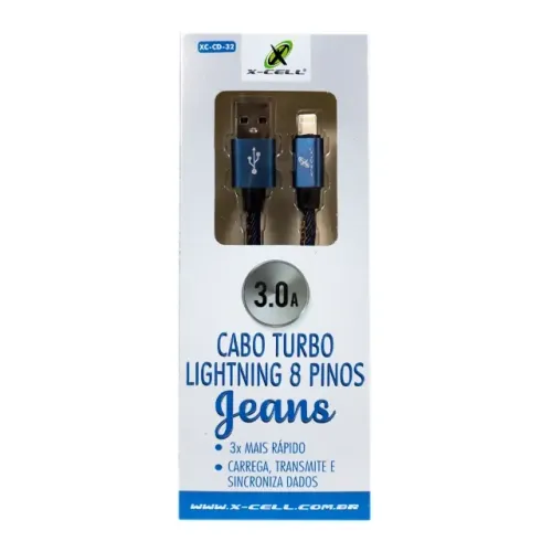 Cabo Turbo Tipo C Jeans 3.0A