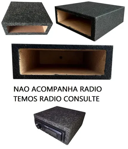 Gabinete, Caixa, Vazio Pra Auto Radio Player 1 Din Para Uso Diversos