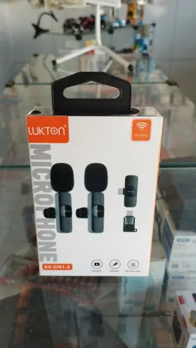 Microfone Sem Fio Lukton K9-2IN1-2