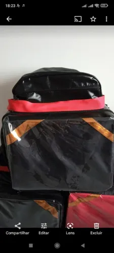 Mochila bag entregador delivery impermeável 