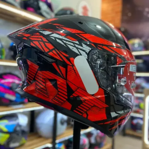 CAPACETE KYT TT REVO COBUSTION ORANGE . 12X CARTÃO.