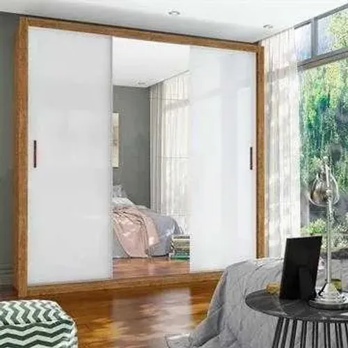 GUARDA ROUPAS 3 PORTAS DE CORRER COM ESPELHO Varios modelos