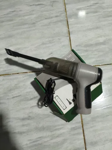 Aspirador portátil com defeito 