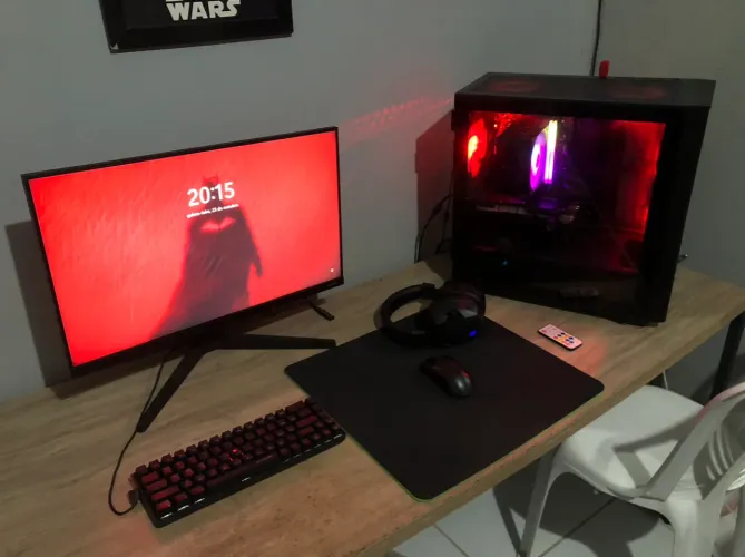 PC Gamer - Ryzen 5 5500 / RX 580 8GB / 16GB 3200MHz - Pronto para uso