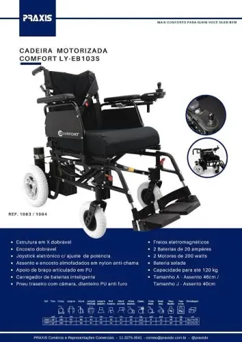 Cadeira Motorizada Comfort Ly-EB103S 