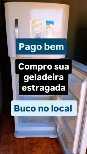 Geladeira compre defeito .