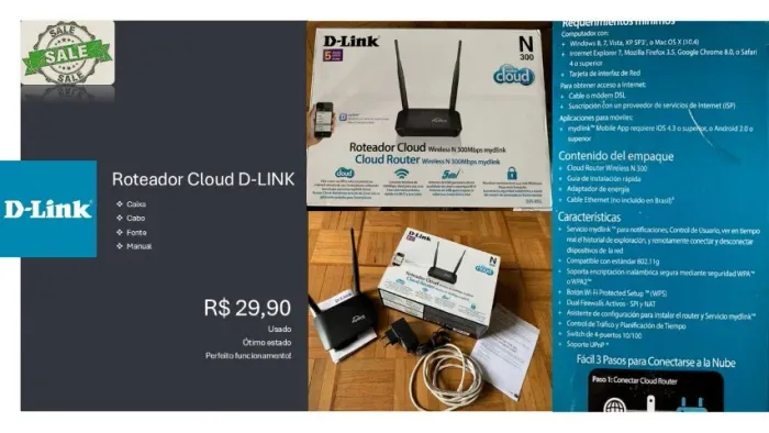Roteador Cloud D-LINK