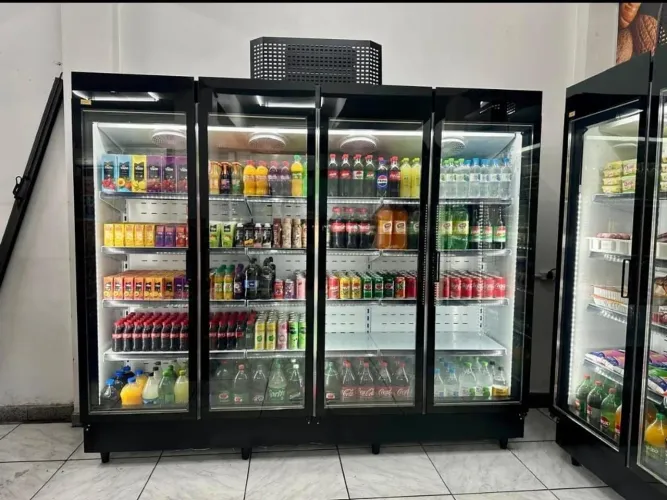 Balcão expositor auto serviço Supremo 4 Portas Frios e Laticínios - Marcos