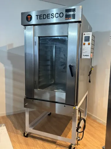 Forno turbo 10 telas a vapor modelo tedesco assadeiras de 58x70 (alef)