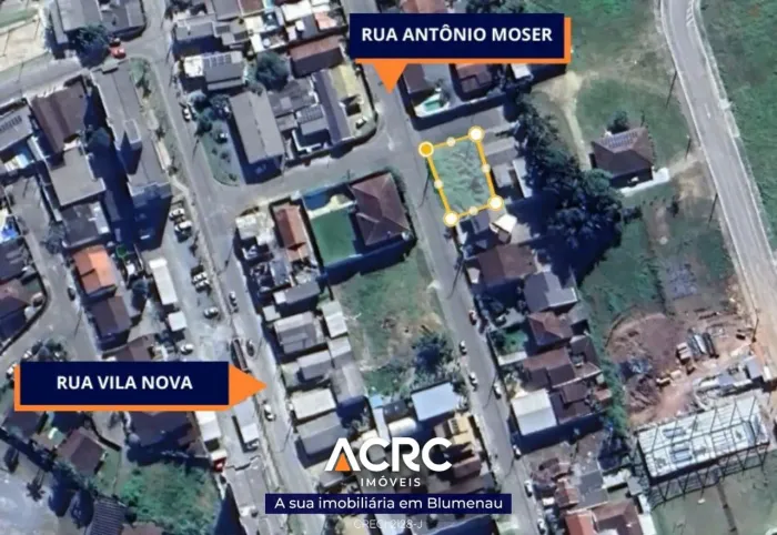 ACRC Imóveis - TE01275 - Terreno a Venda no Bairro Bela Vista em Gaspar/SC