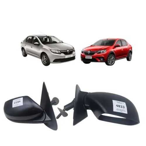 Retrovisor direito manual Sandero Logan 15/24 ET4833