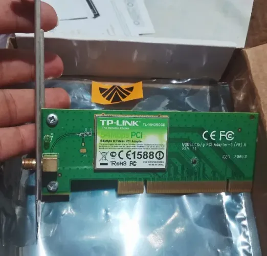 Adaptador PCI Wireless G da TP-Link, modelo TL-WN350GD - 54Mbps