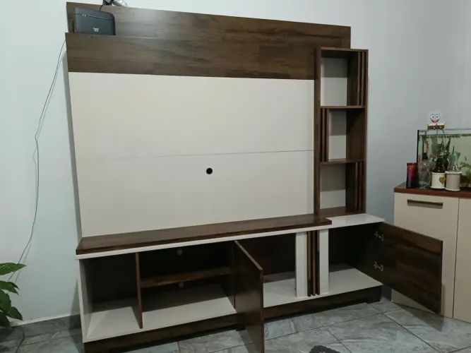 Estante Com Painel Pra TV