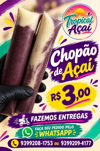 Chopão de açaí