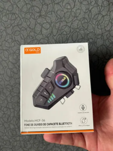 Fone comunicador para capacete