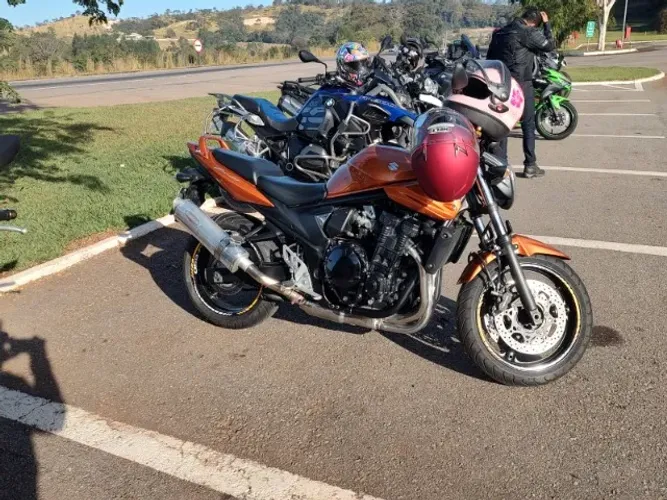 Suzuki Bandit 650n Laranja 13/14 super nova