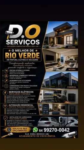 Pintor e Eletricista | Automação e Carregador Veicular