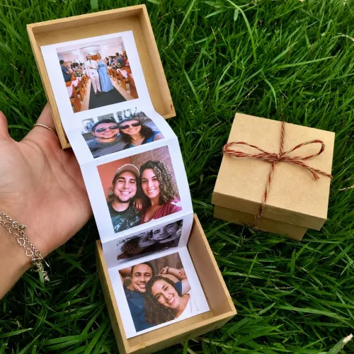 Caixinha com fotos (Dia dos namorados)